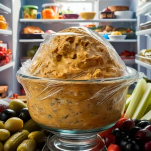 Pimento Cheese on Refrigerator 