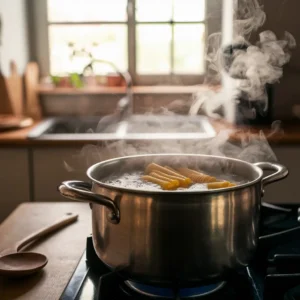 boiled pasta