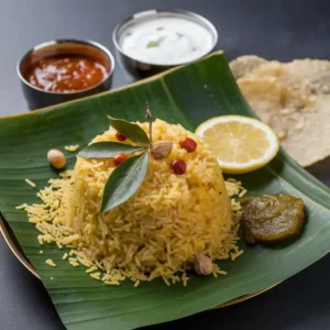 South Indian dish lemon rice