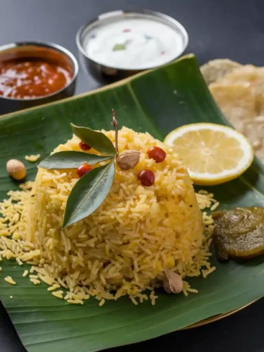 South Indian dish lemon rice