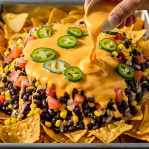 Vegetable nachos 