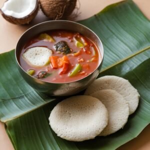 sambar with idli