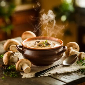 The perfect Cream of Mushroom Soup