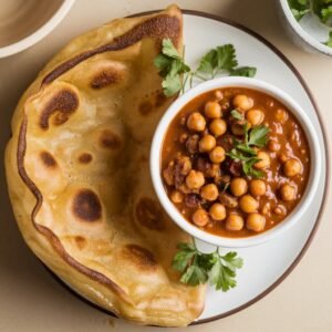 Chole Bhature home