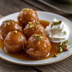 serve gulab jamun to family