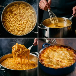 Step by Step mac and cheese Recipe