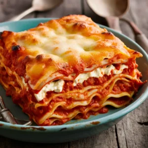 Lasagna with Cottage Cheese