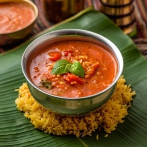 Rasam with Rice