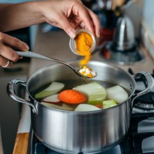 Boiling vegetable