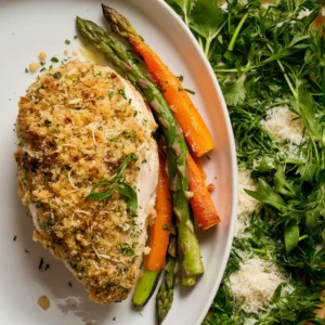 Herb-Crusted Baked Chicken Breast