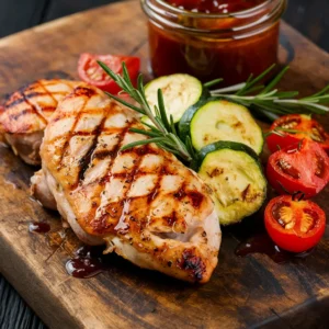 Grilled Chicken with Veggies