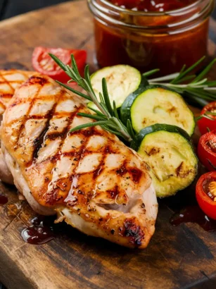 Grilled Chicken with Veggies