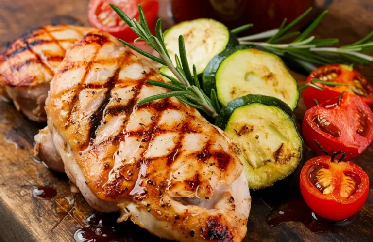 Grilled Chicken with Veggies