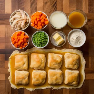 Ingredients for the Best Chicken Pot Pie Recipe