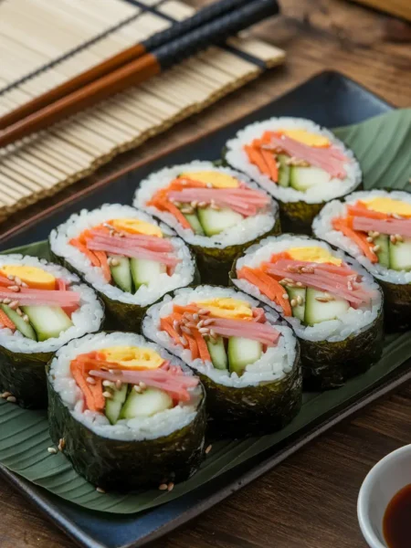 Easy Korean Kimbap recipe