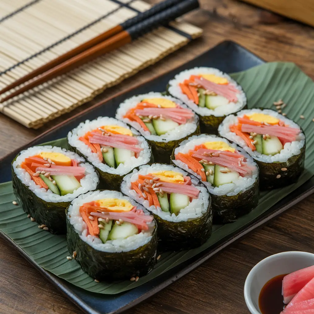 Easy Korean Kimbap recipe